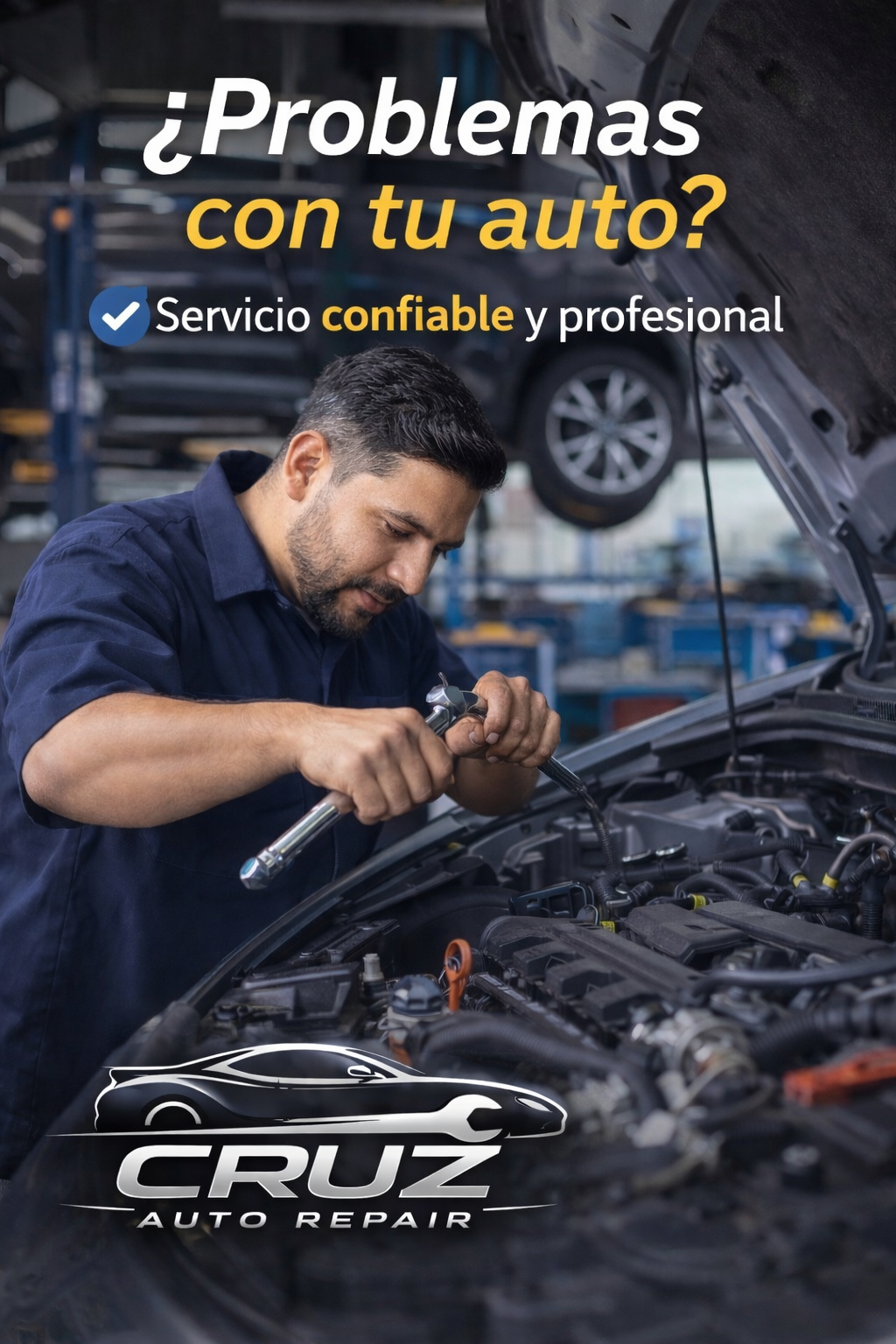 Cruz Auto Repair professional mechanic at work